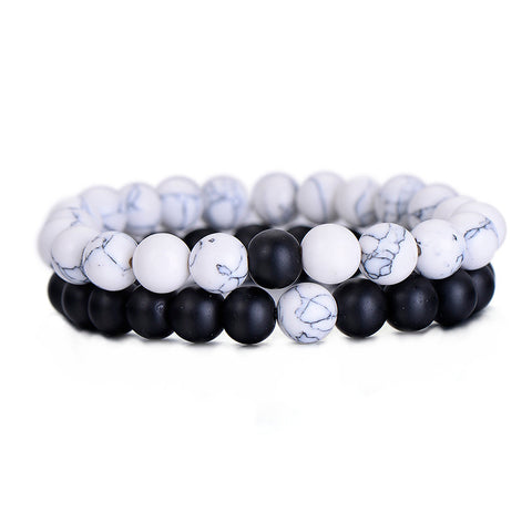 Stellar Couples Ying Yang Bracelets