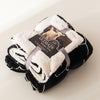 Image of Geometric Reversible Microfiber Blanket