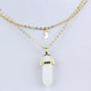 Image of Double Layer Moon Child Necklace