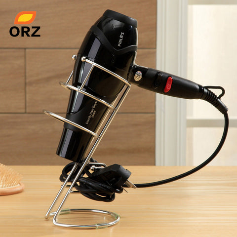 Stainless Steel Standing Hair Dryer Holder Organizer