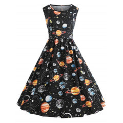 Image of Vintage Space Planet Dress