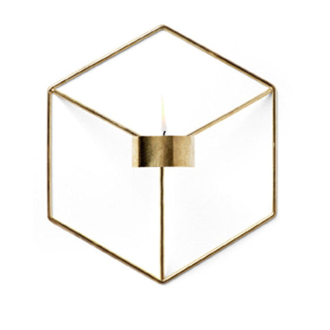 Geometric Candle Wall Decor