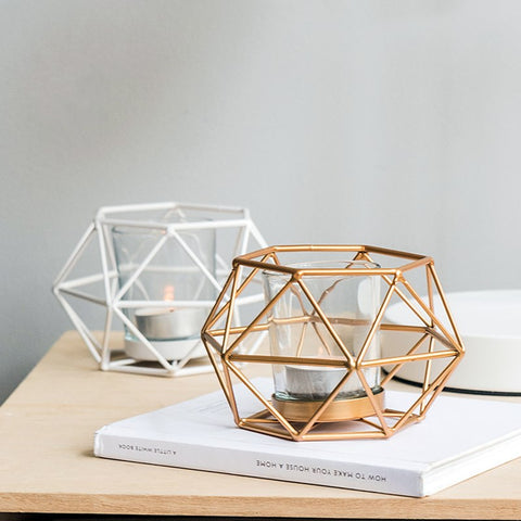 Geometric Candle or Succulent Holder