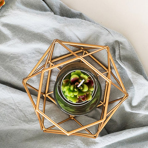 Geometric Candle or Succulent Holder