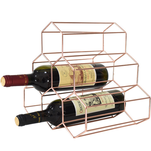 Future Living Geometric Wine Rack