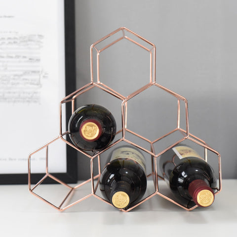 Future Living Geometric Wine Rack