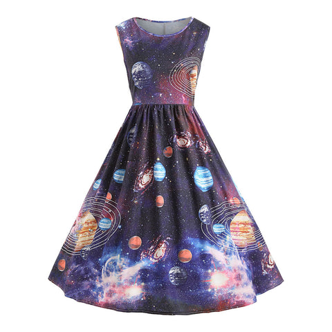 Galactic Goddess Galaxy Dress