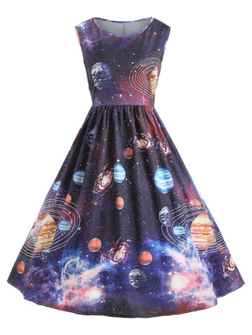 Galactic Goddess Galaxy Dress