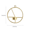 Image of Geometric Circular Wall Candlestick Decor