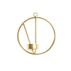 Image of Geometric Circular Wall Candlestick Decor