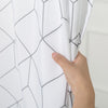 Image of Future Living Geometric Shower Curtain